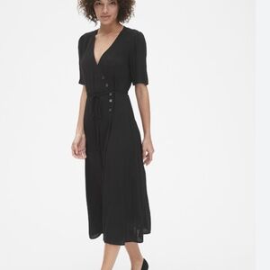 New GAP Button Wrap Dress XL